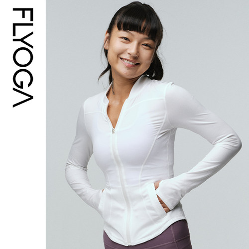 FLYOGA飞蓝瑜伽外套修身百搭显瘦
