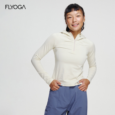 FLYOGA飞蓝瑜伽T恤显瘦保暖百搭