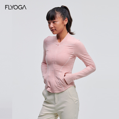 FLYOGA云织系列 飞蓝修身显瘦外套 瑜伽健身运动上衣 53601