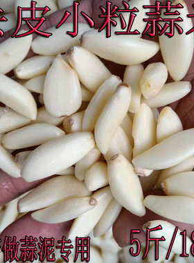 去皮大蒜蒜米2025山东去皮现剥现发蒜米新鲜蒜籽蒜米蒜泥小粒专用