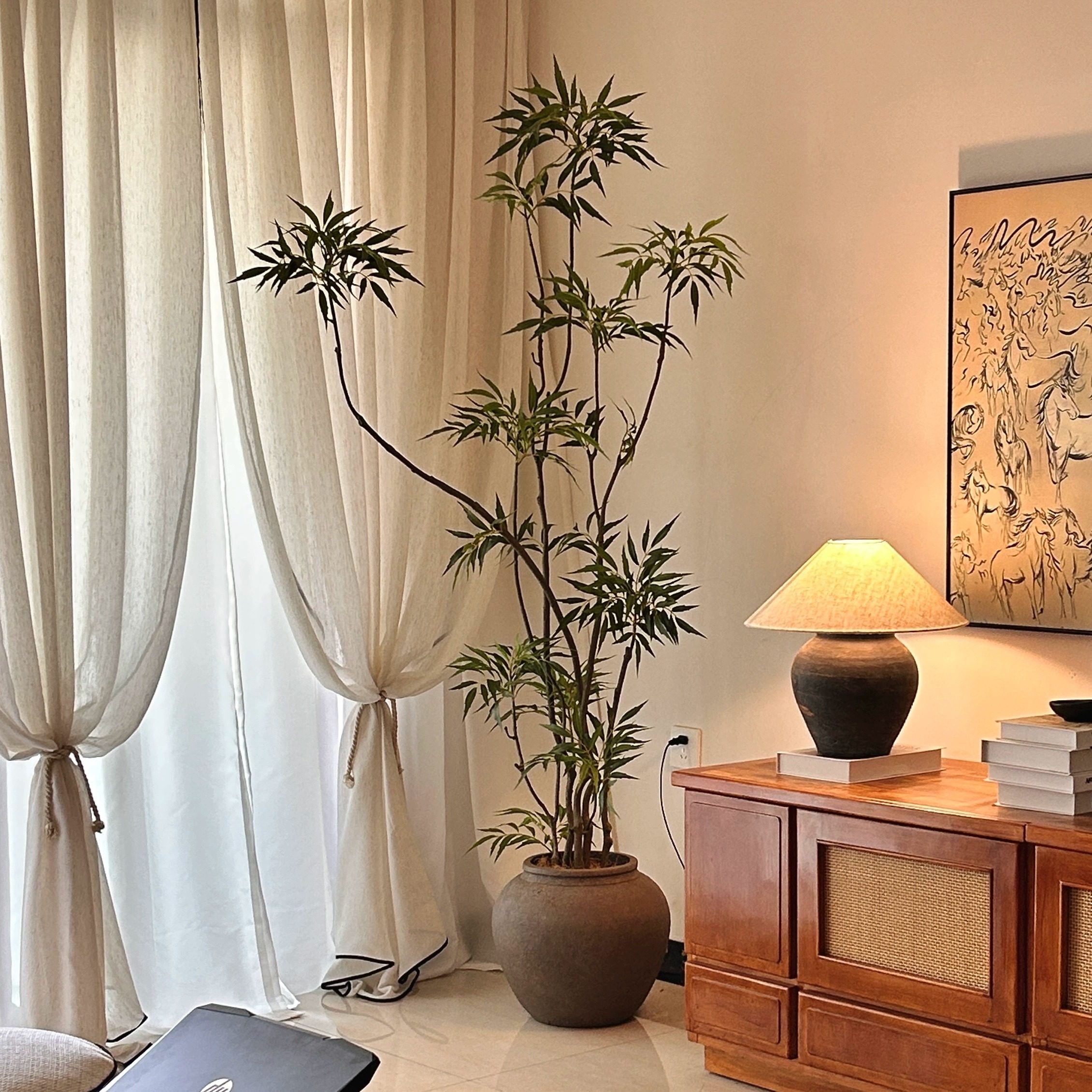 海虹景品十大功劳仿真绿植中古风室内客厅楼梯大型落地仿生假盆栽,家居饰品,仿真植物盆景,淘宝优惠券,粉丝福利购,淘宝优惠卷