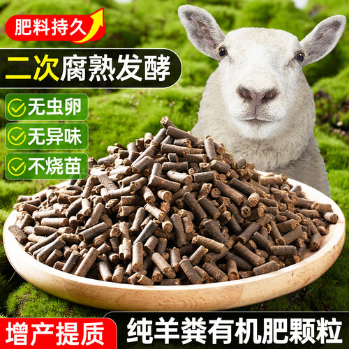 【天然羊粪】二次发酵腐熟肥料