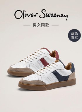 25升级款||OliverSweeney荔枝纹牛皮运动德训休闲鞋男女款HARROW