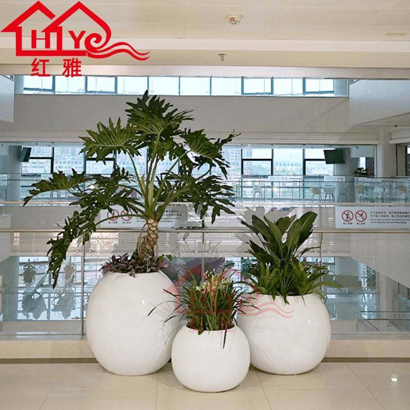 玻璃钢球形花钵商场美陈圆形组合花盆酒店售楼部花器户外景观花箱,基础建材,其它,淘宝优惠券,粉丝福利购,淘宝优惠卷