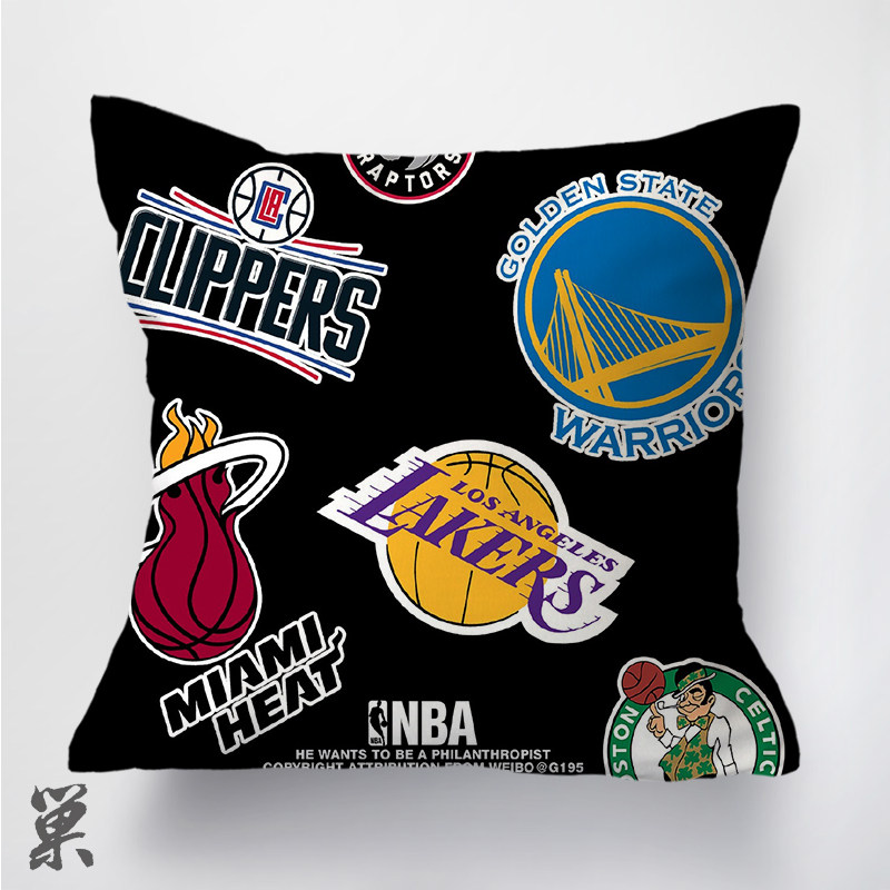 NBA篮球库里詹姆斯科比定制两用抱枕被子床头靠枕汽车沙发靠垫
