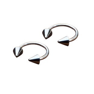 双头尖锥1.2mm螺丝拧耳垂钉耳骨钉女睡觉免摘耳蜗钉耳钉耳环耳饰