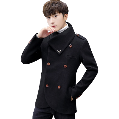 短款外套潮牌大翻领秋冬季修身型