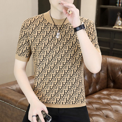 有型轻奢毛衣套头圆领痞帅撞色