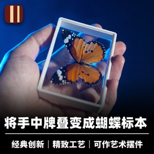 培根魔术出品 蝴蝶牌晶 Omni Butterfly 人海作品 近景扑克视觉