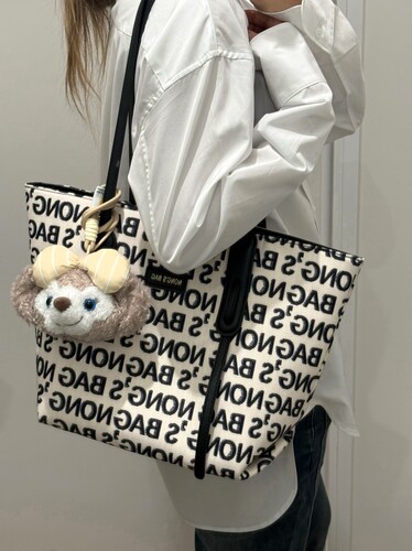 复古ins包包女大容量高级感通勤学生上课百搭单肩帆布包手提大包