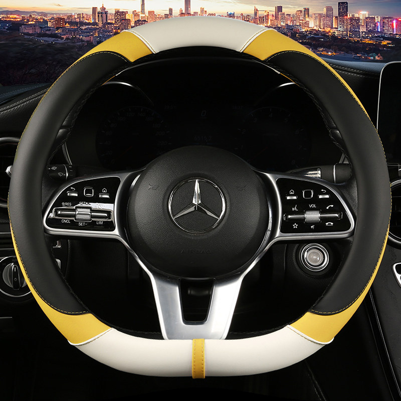 2021款广汽传祺影豹gs4专用方向盘套plus四季内饰改装免手缝传奇