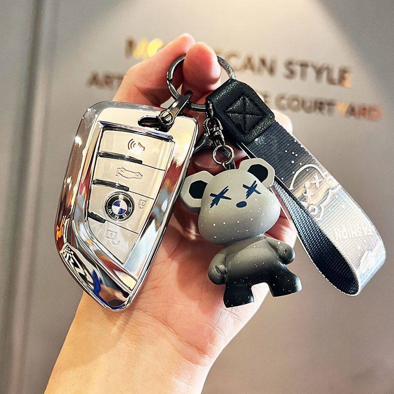 适用宝马钥匙套5系3系gt 14女1系三535包五525X3X4车320li壳7系扣