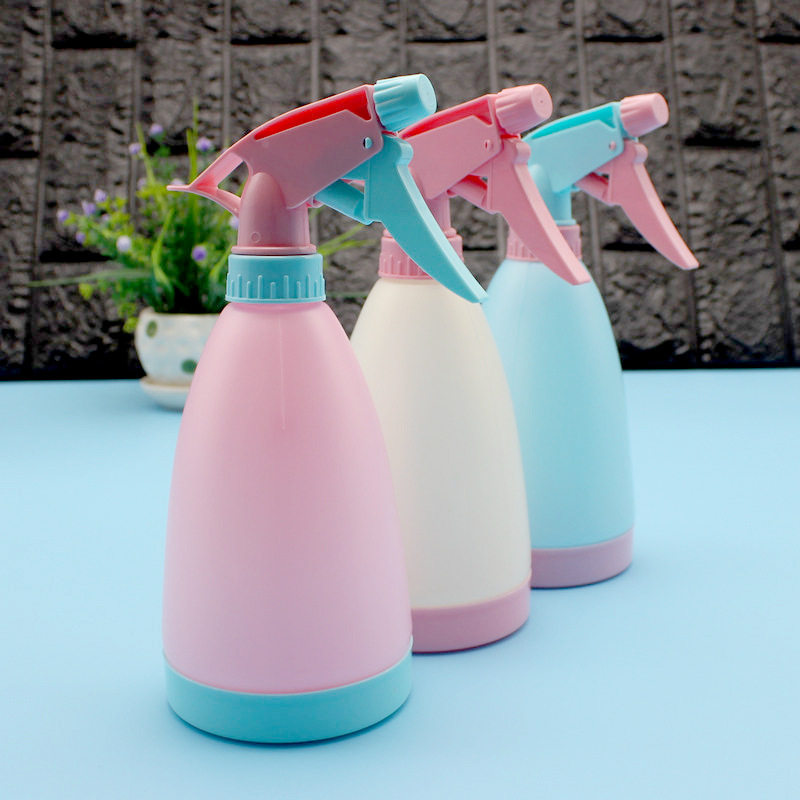 手压式糖果色洒水壶浇水壶 浇花喷雾器小喷壶喷雾壶喷水壶