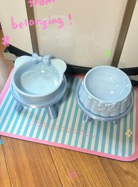 宠物食堂餐垫吸水猫狗吃饭防溅防滑垫猫狗垫子宠物用品陶瓷慢食碗
