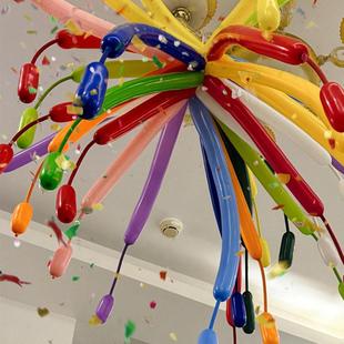 彩色烟火气球元旦装饰生日场景布置新年diy氛围感创意拍照道具