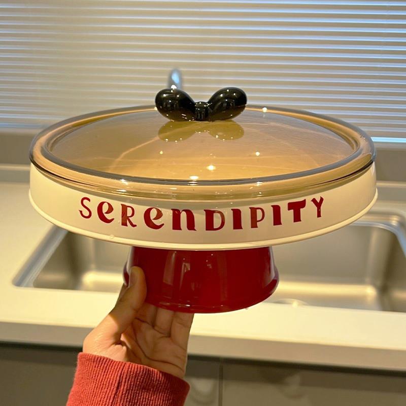 特别适合客厅和茶室的漂亮水果盘，优雅，精致，美观，平易近人的