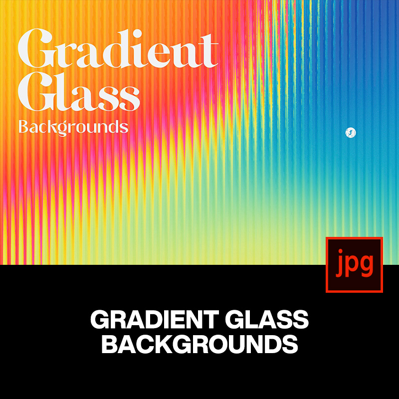 20款创意时尚炫彩条纹长虹玻璃迷幻渐变海报背景底纹图片设计素材