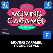 文创潮牌广告海报封面标题装 3款 抽象创意女性时尚 饰艺术英文字体