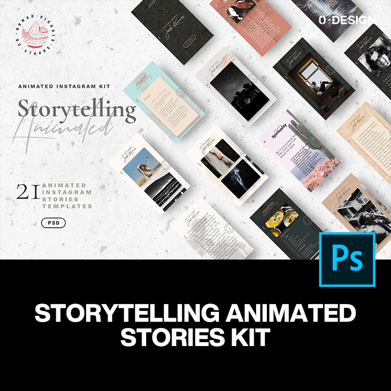 21款ins风文艺轻奢公众号推文社交媒体动效版面排版设计模板素材