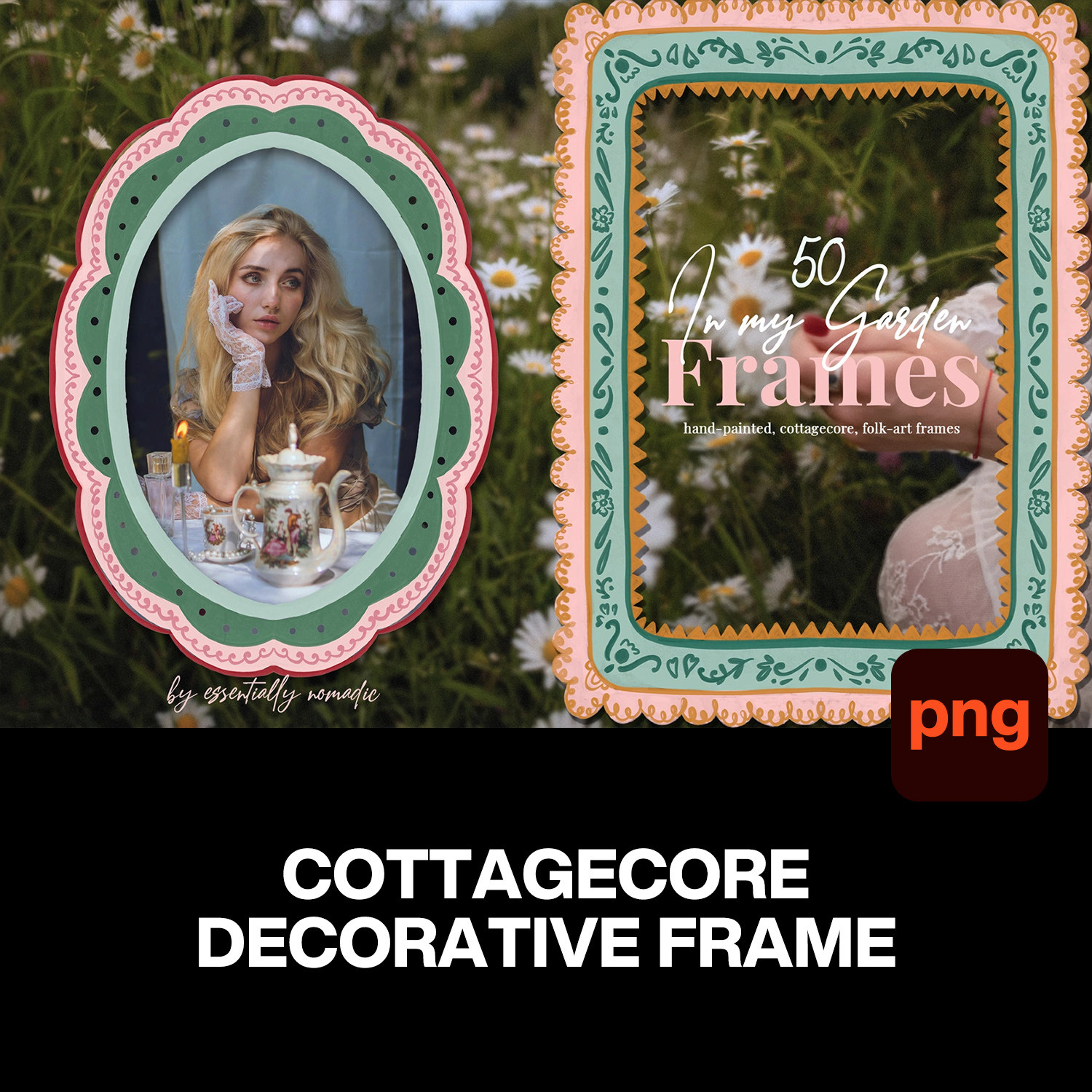 50款浪漫梦幻乡村童话手绘花边相框艺术装饰边框png免抠图片素材,商务/设计服务,平面广告设计,淘宝优惠券,粉丝福利购,淘宝优惠卷