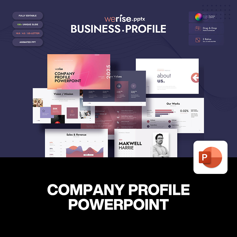 150页现代专业企业公司简介团队介绍信息数据图表分析总结ppt模板