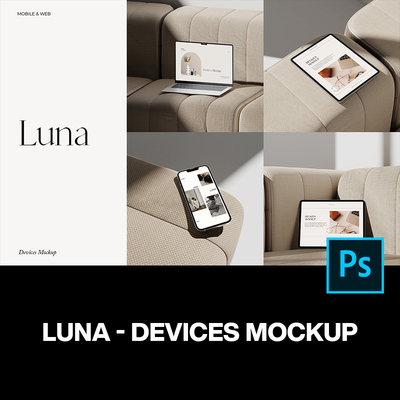 15款iPhone手机iPad平板Macbook笔记本电脑ps样机场景展示效果图