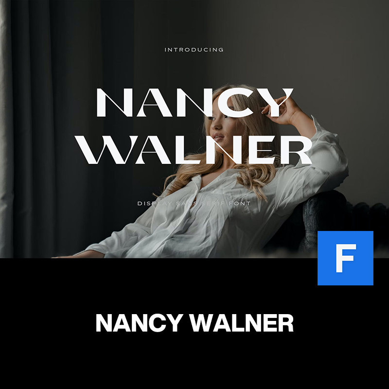 高端现代极简大牌奢侈品时尚品牌logo海报杂志封面标题英文字体包