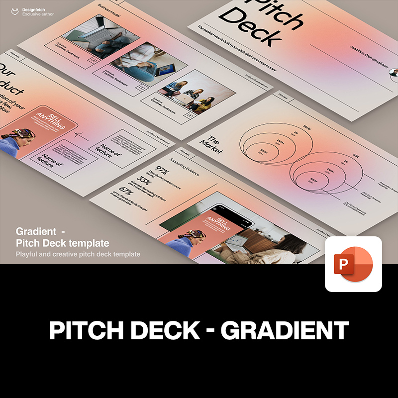 30页创意时尚动态渐变商业提案团队介绍总结汇报ppt主题演讲模板