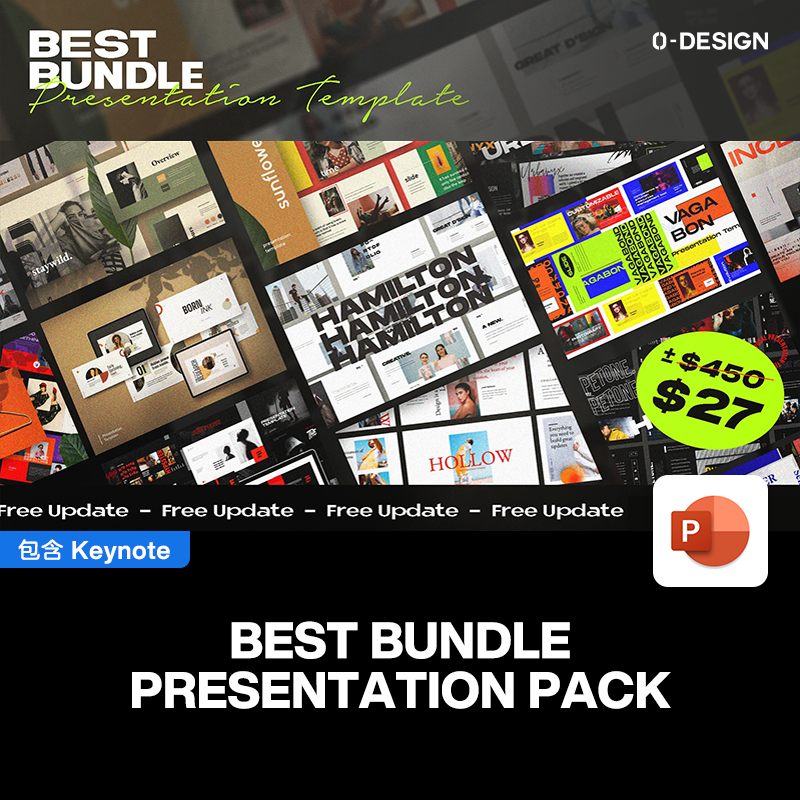 15套现代极简时尚潮流提案简报课件设计摄影作品集PPT模板合集