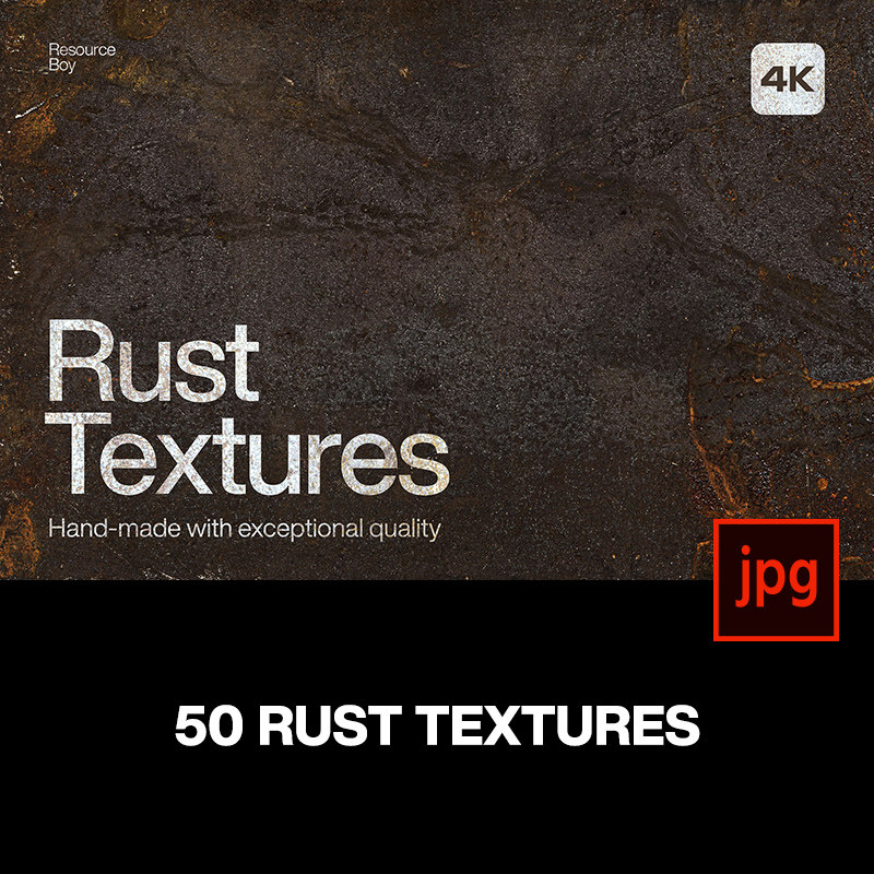 50款高清复古做旧金属锈迹铁锈生锈材质贴图肌理背景底纹图片素材