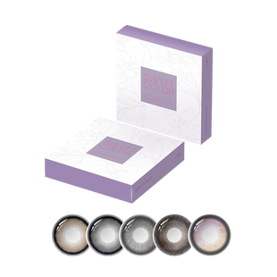 SweetColor美瞳日抛30片柿子冰茶自然通勤素颜党学生党隐形眼镜