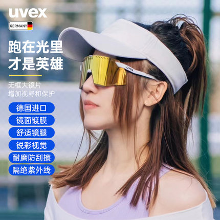 uvex  pace stage CV 德国优维斯进口镀膜防雾运动骑行无框眼镜