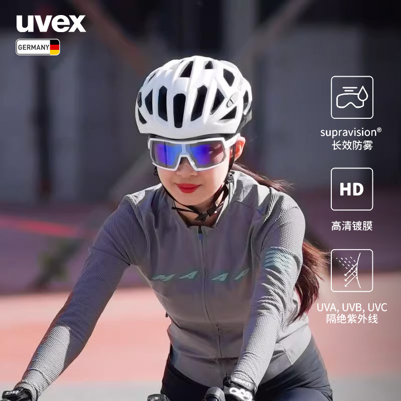 uvex优维斯变色偏光遁形运动眼镜