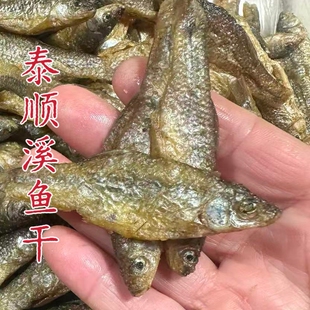 温州泰顺一号店特产 纯天然山里溪鱼干 农家自制 自然烘烤 500克