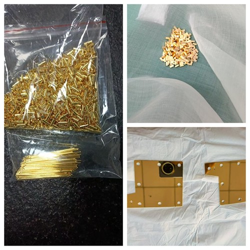 镀金红铜板24K 镀银铜件 激光切割  功能件 装饰件 包料加工紫铜