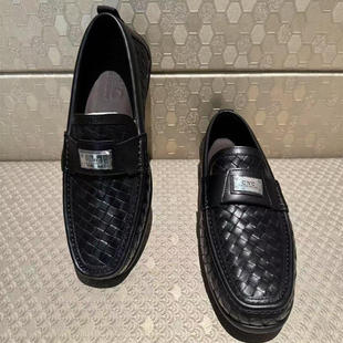 实体发货CNC男鞋2025四季新款 男士真皮豆豆鞋子男潮牌休闲皮鞋男