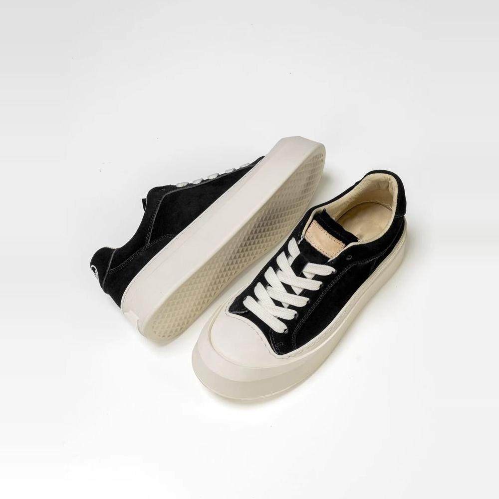 饼干板鞋男小众厚底防滑韩版运动潮鞋爆款学院风休闲贝壳圆头男鞋