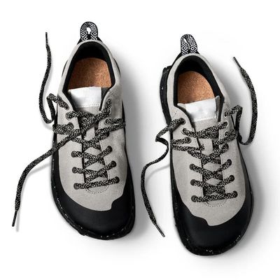 通勤运动休闲鞋男女潮款美式户外登山鞋平底徒步赤足鞋系带德训鞋