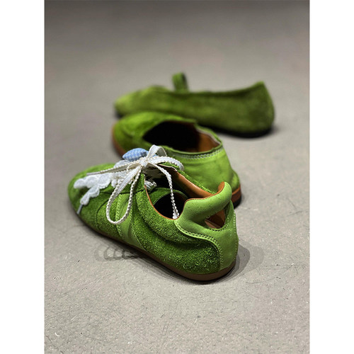 夏季男女新款德训鞋户外芭蕾风休闲阿甘鞋透气百搭情侣板鞋慢跑鞋