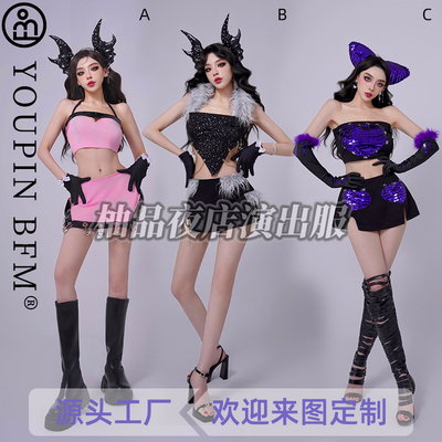 b组辣妹性感短裙韩舞服KPOP女ds