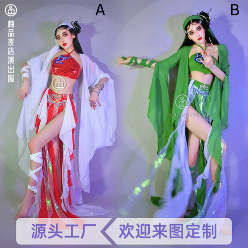 gogo端午节演出服许仙白娘子青蛇