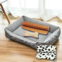 Dog bed for all seasons, detachable and washable pet mat, Teddy, bichon Frise, Golden Retriever, small and large dog beds, summer thumbnail 4