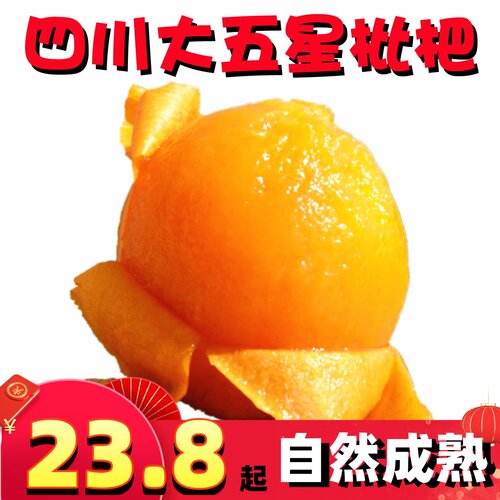 新鲜水果四川大五星枇杷琵琶现摘
