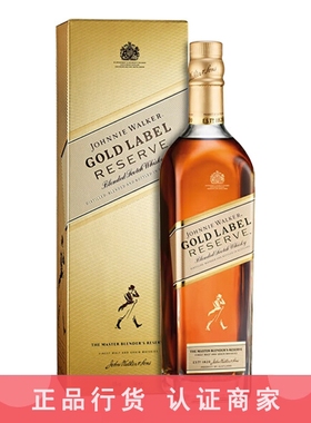Johnnie Walker 尊尼获加金牌珍藏金方威士忌 进口洋酒帝亚吉欧