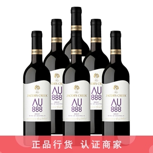 Jacob's Creek杰卡斯澳意AU梅洛干红葡萄酒红酒750ml 6瓶整箱