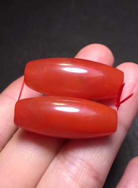 凉山南红天珠勒子天珠古珠直桶珠天河石海蓝宝流行时尚饰品手链男