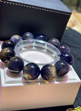 天然摩根石手链手串12㎜马卡龙色系男女装百搭时尚潮流精美饰品