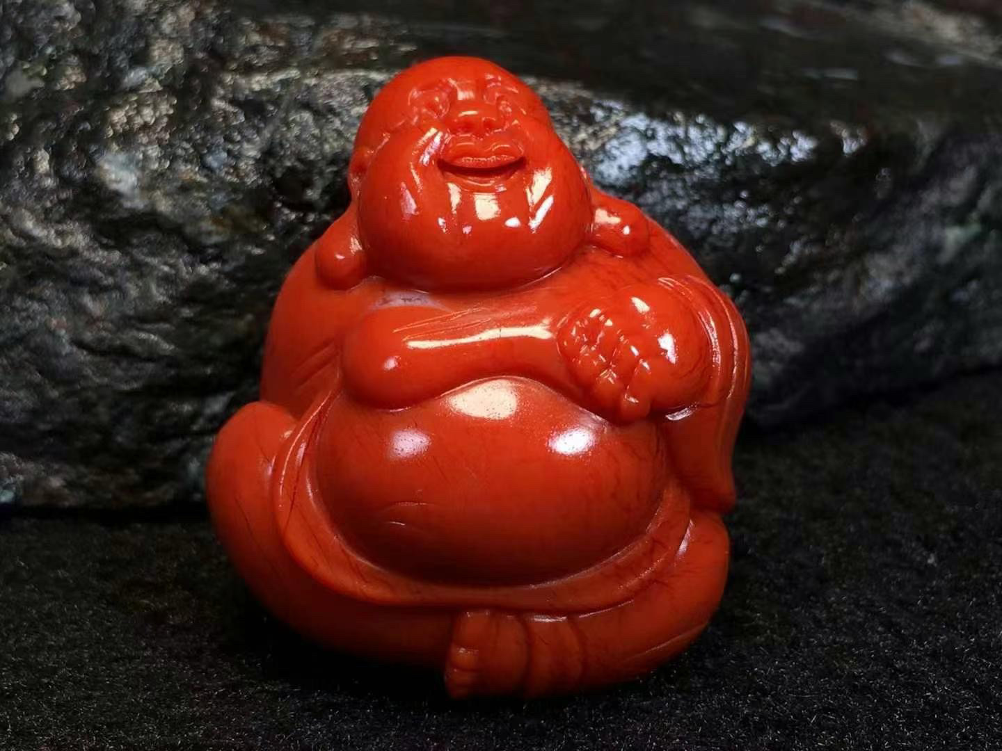 瓦西南红弥勒雕件吊坠多宝文玩饰品1234567890㎜手串手链满肉男女