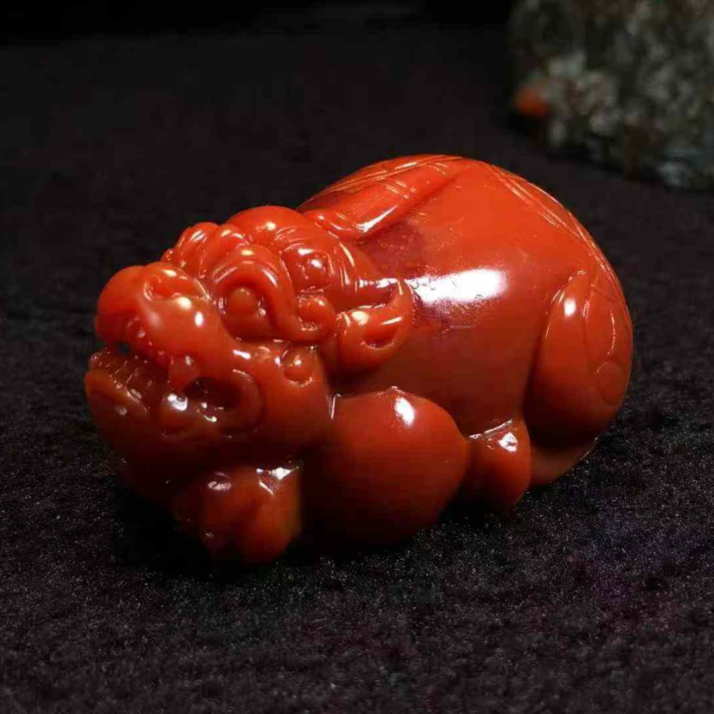 南红玛瑙貔貅吊坠挂件手把件男女款单圈玉石复古苏工玫红满肉