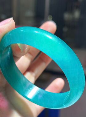 56㎜径口天河石手镯老矿天然无优化正宗莫桑比克女款手串